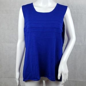 CABLE & GAUGE Blue Tank Top